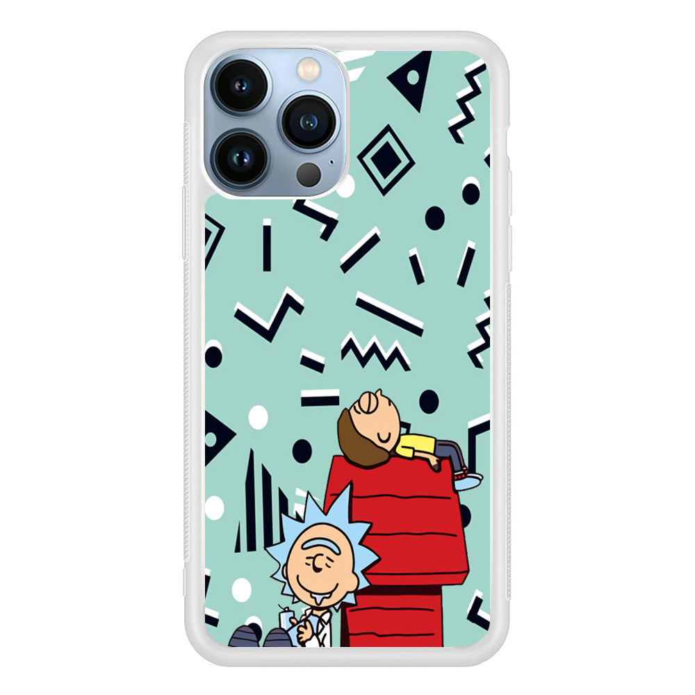 House Cartoon Rick Morty iPhone 13 Pro Max Case