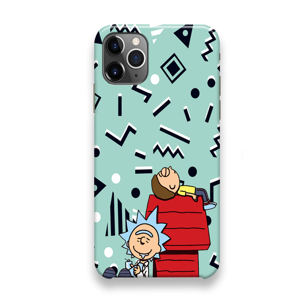 House Cartoon Rick Morty iPhone 12 Pro Max Case