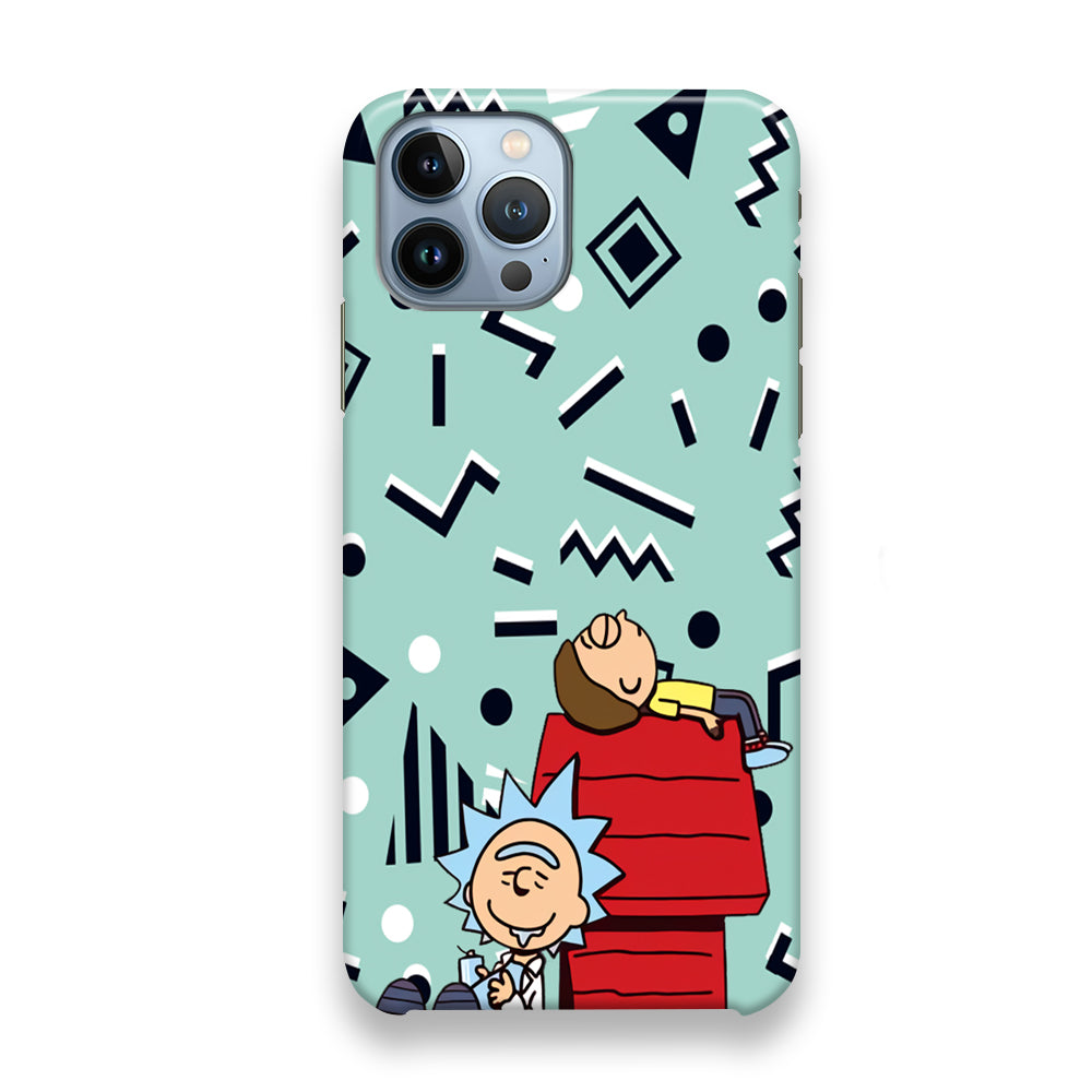 House Cartoon Rick Morty iPhone 13 Pro Case