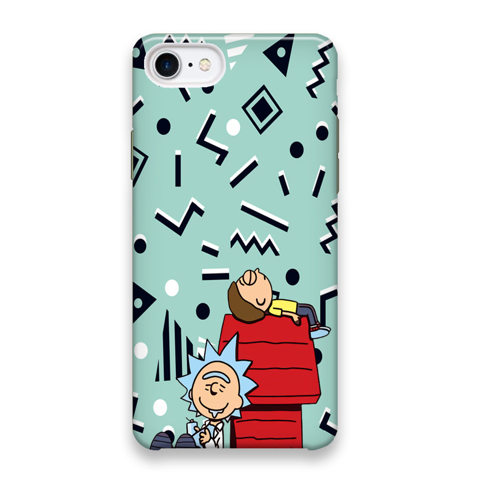 House Cartoon Rick Morty iPhone 8 Case