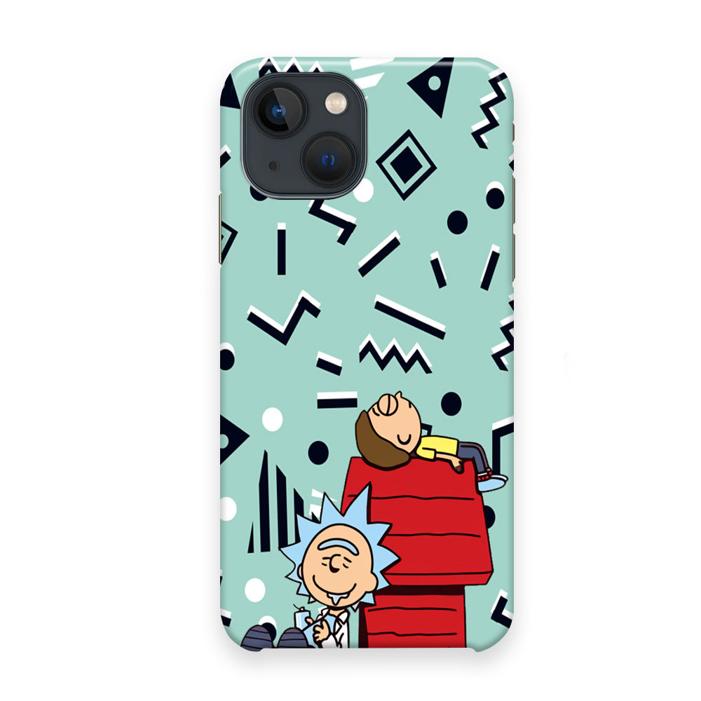 House Cartoon Rick Morty iPhone 13 Case