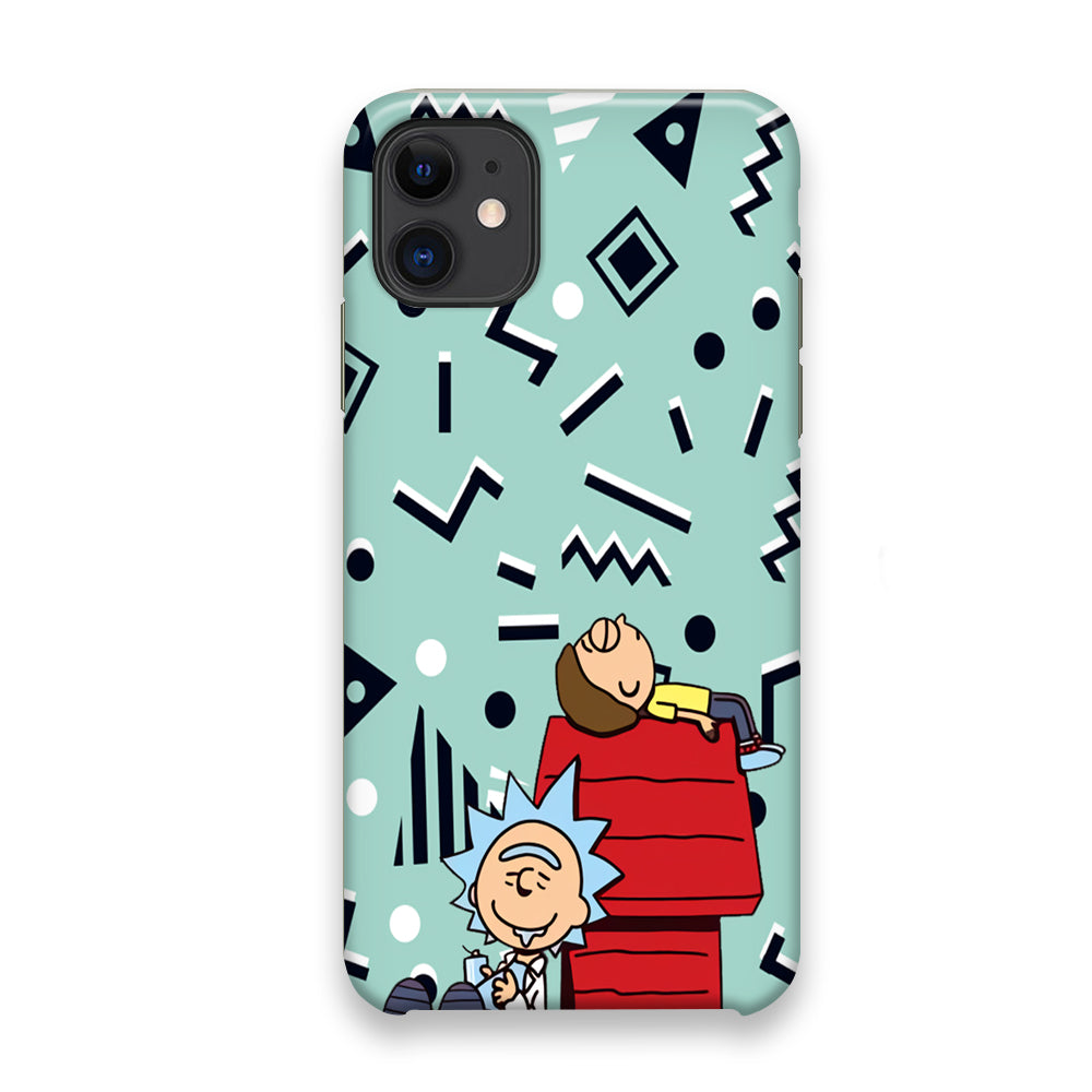 House Cartoon Rick Morty iPhone 11 Case