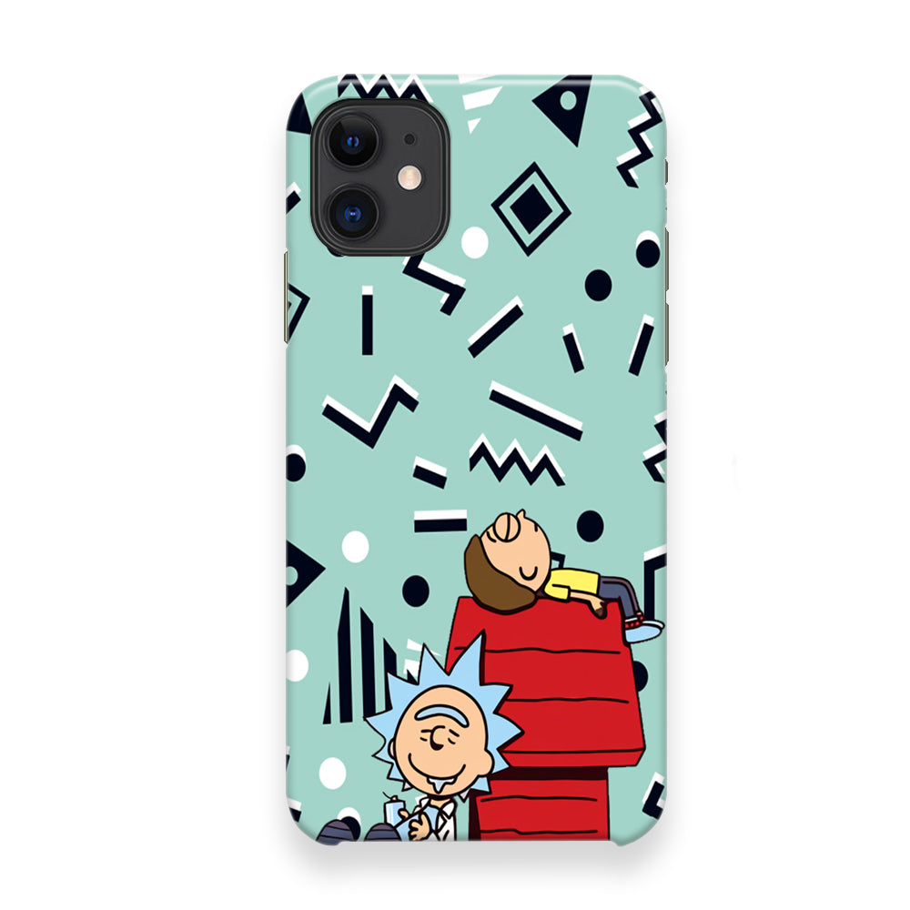 House Cartoon Rick Morty iPhone 12 Case