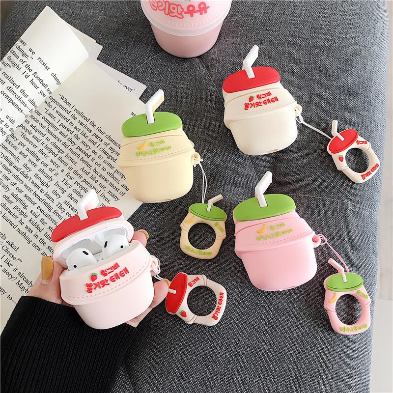 Cute Fruit Juice Silicone Protective Case Cover For Apple Airpods - Octracase