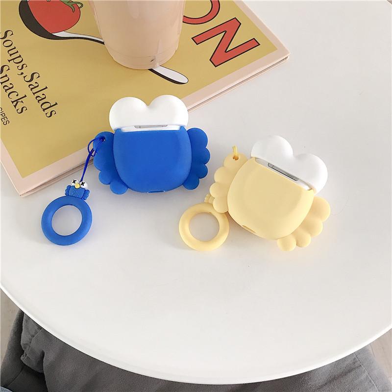 Sesame Street Cartoon Silicone Protective Case Cover For Apple Airpods