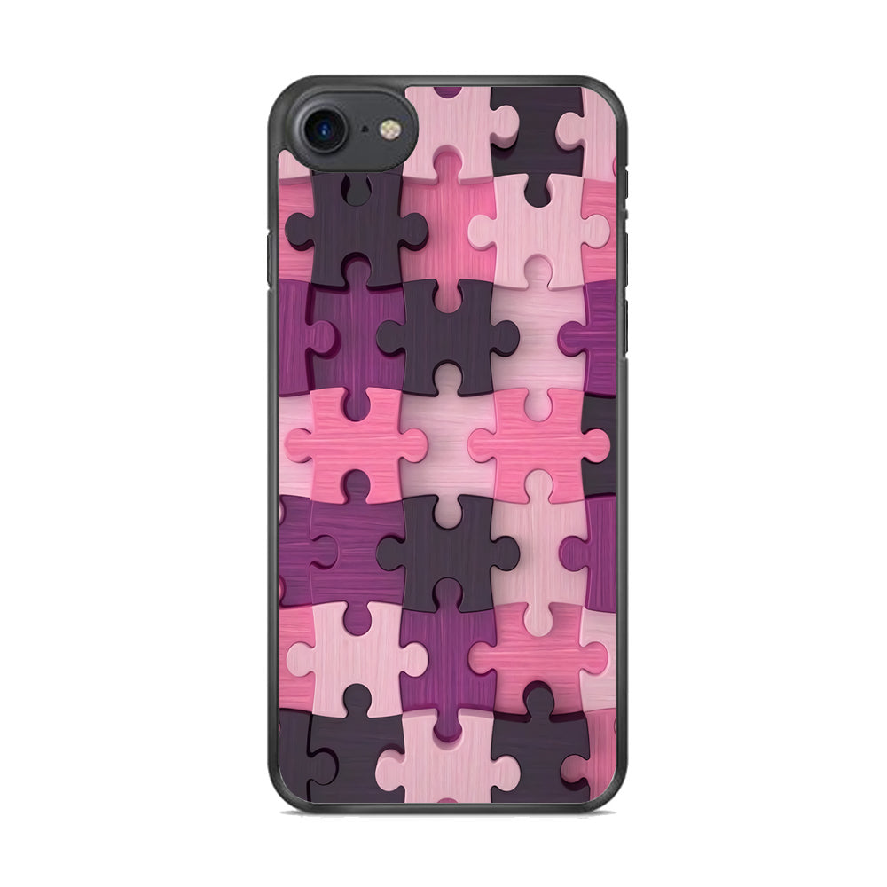 Jigsaw Puzzle Pattern iPhone 8 Case