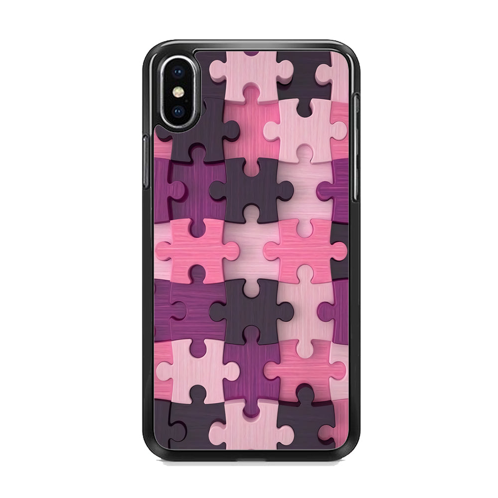 Jigsaw Puzzle Pattern iPhone X Case