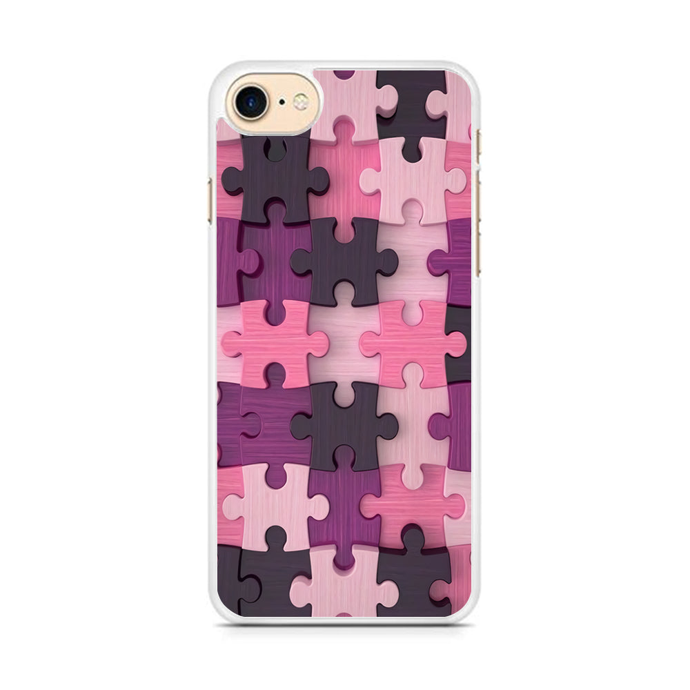 Jigsaw Puzzle Pattern iPhone 8 Case