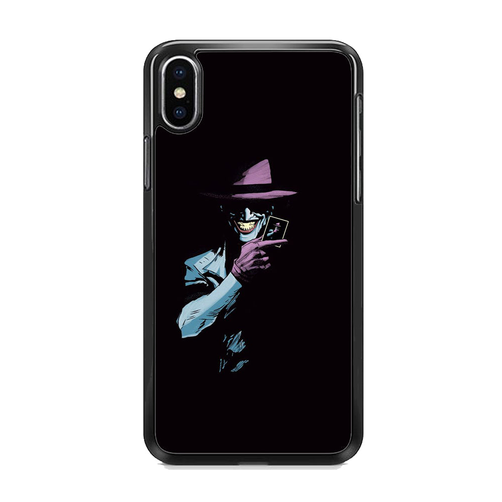 Joker black background iPhone Xs Max Case