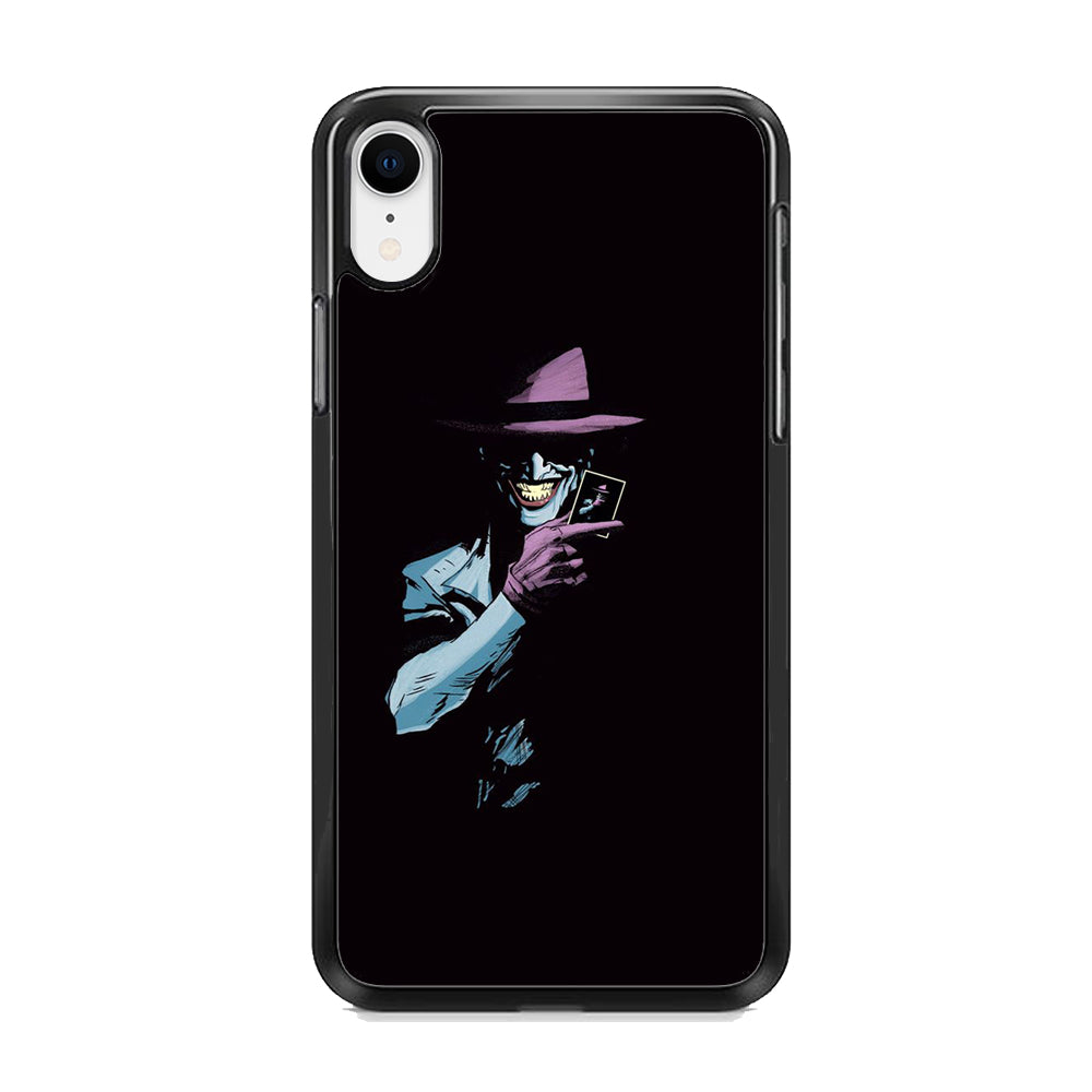 Joker black background iPhone XR Case