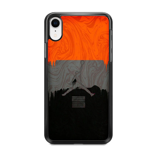 Jordan Art Drip Paint Red iPhone XR Case