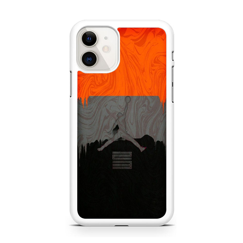 Jordan Art Drip Paint Red iPhone 11 Case