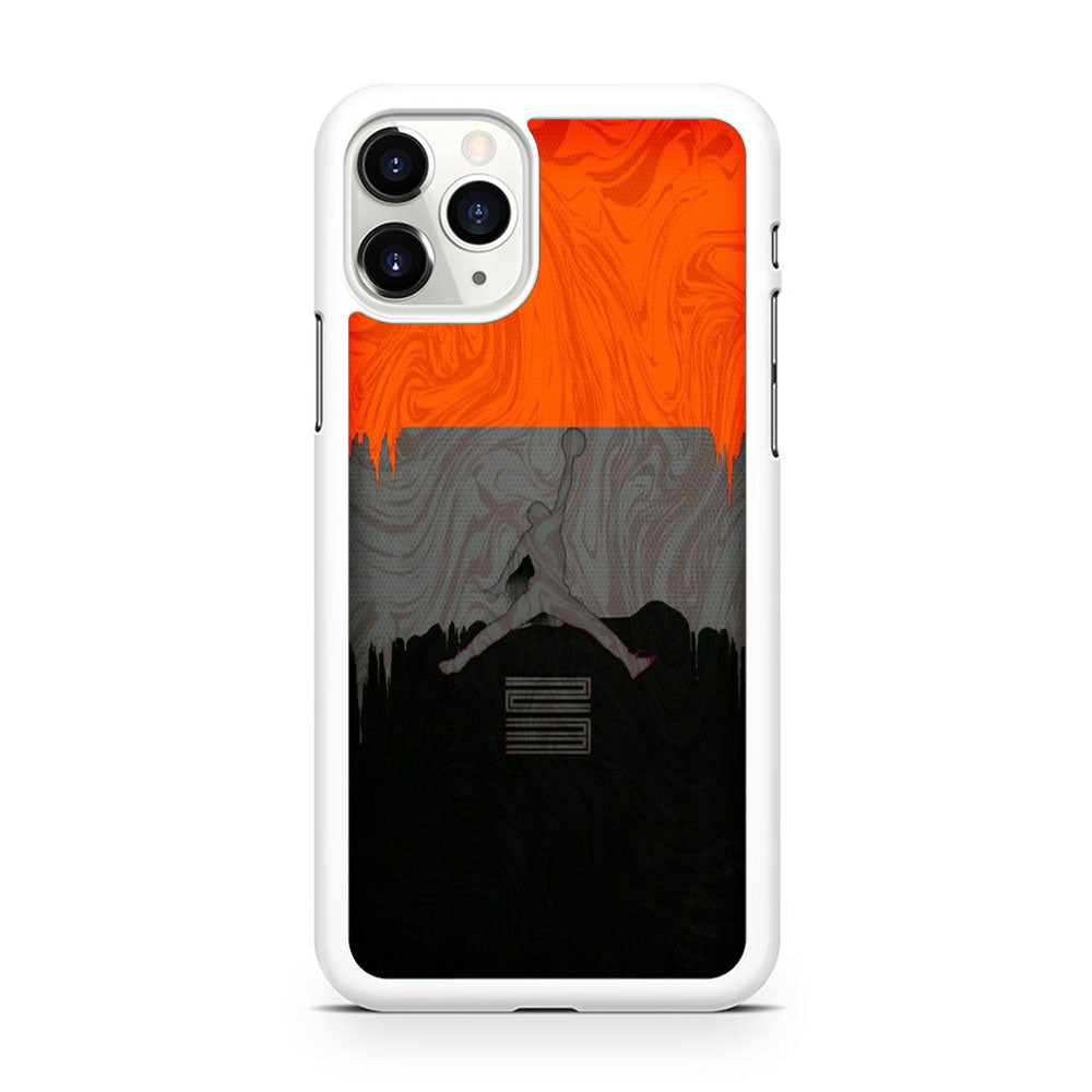 Jordan Art Drip Paint Red iPhone 11 Pro Case