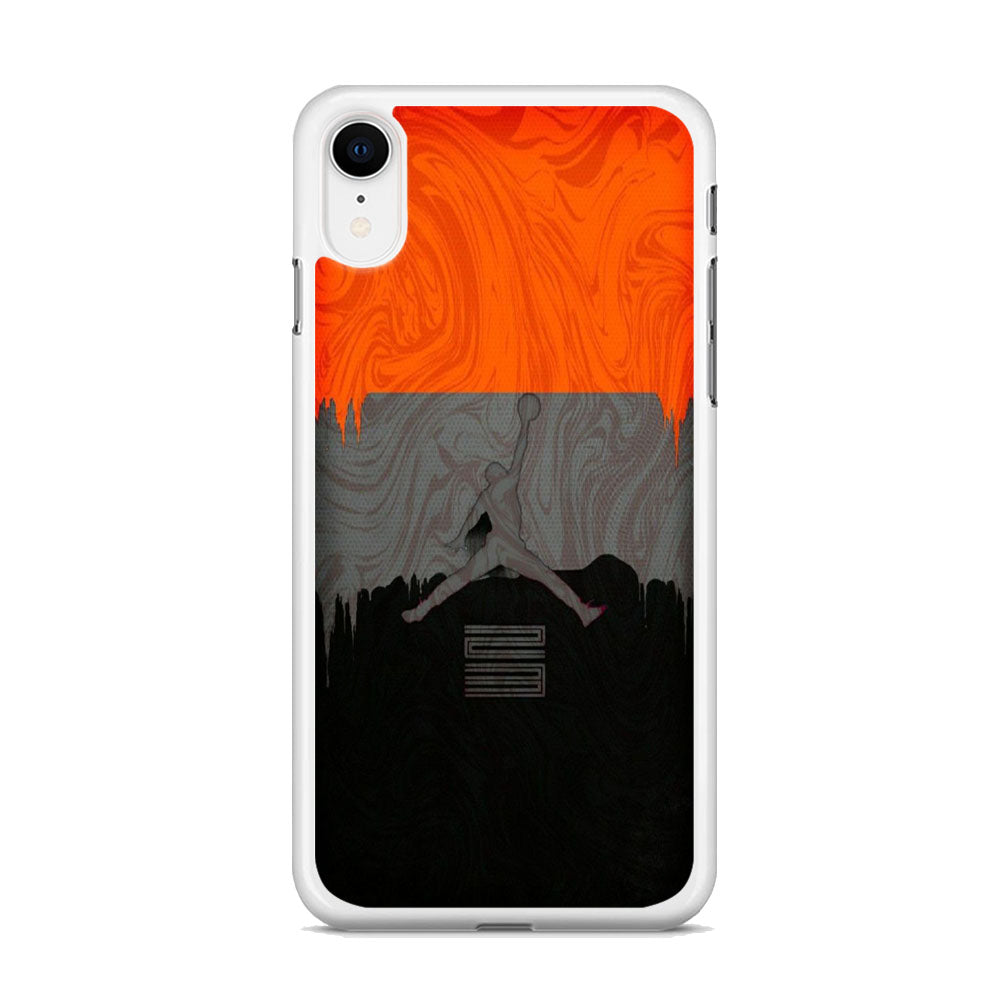 Jordan Art Drip Paint Red iPhone XR Case