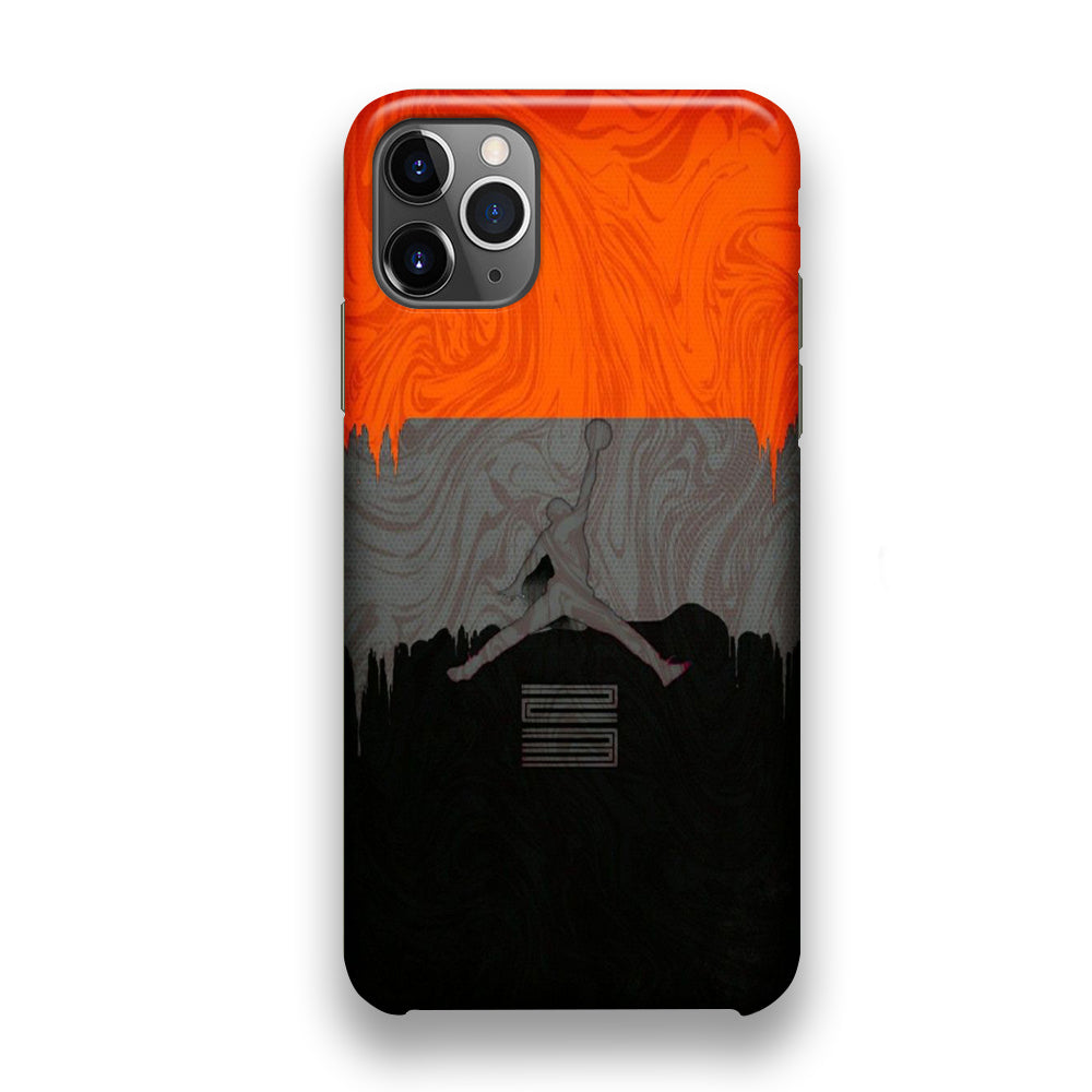 Jordan Art Drip Paint Red iPhone 11 Pro Case