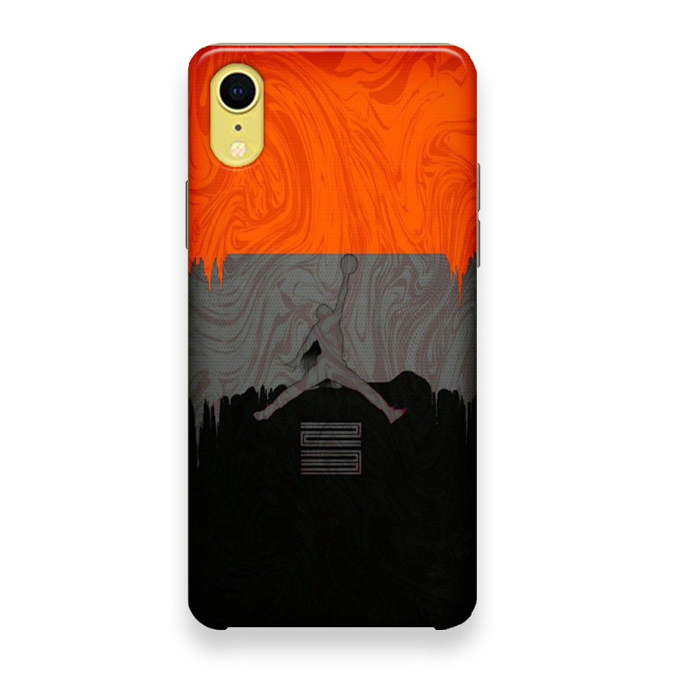 Jordan Art Drip Paint Red iPhone XR Case