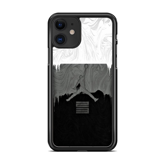 Jordan Art Drip Paint White iPhone 11 Case