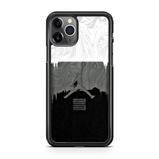 Jordan Art Drip Paint White iPhone 11 Pro Case