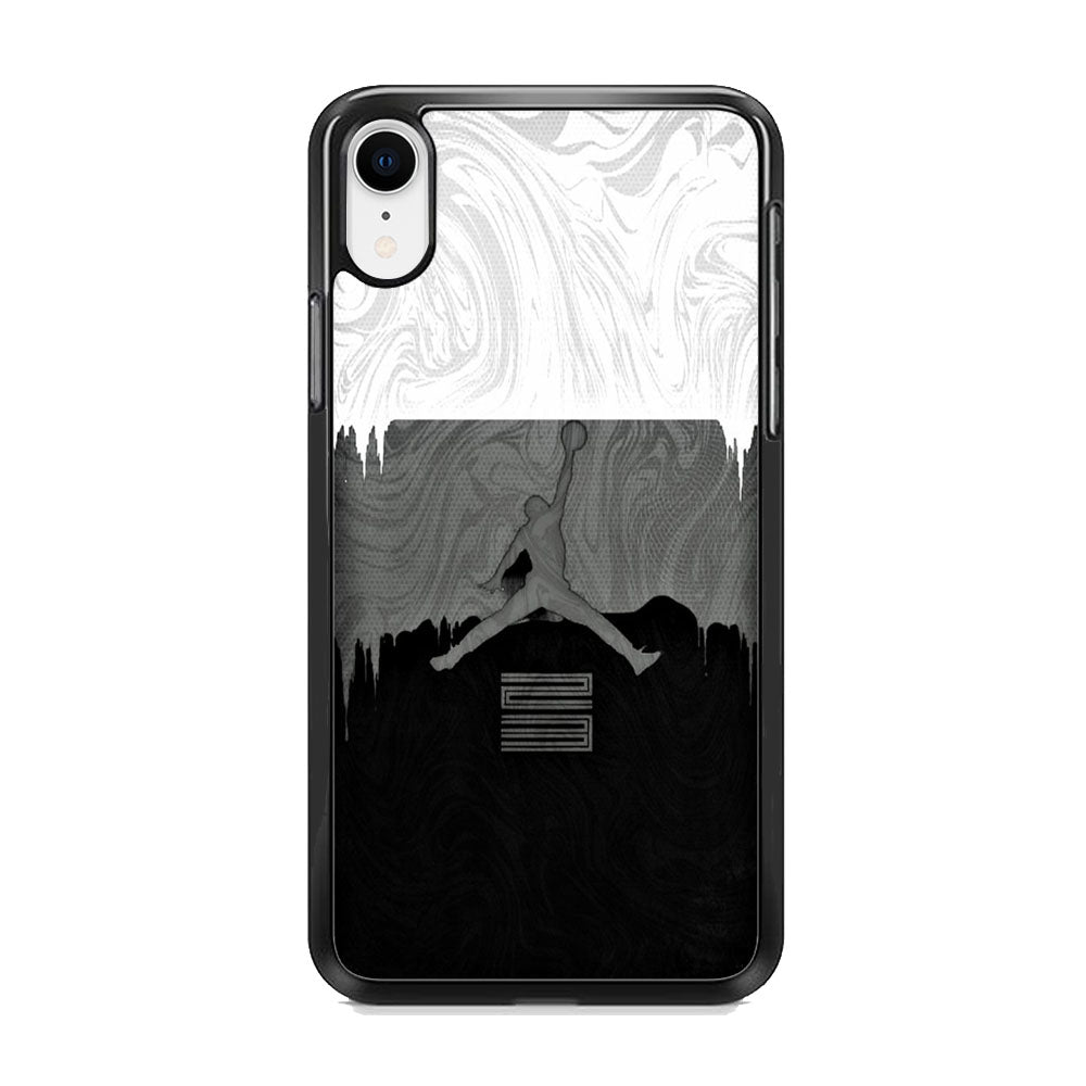 Jordan Art Drip Paint White iPhone XR Case