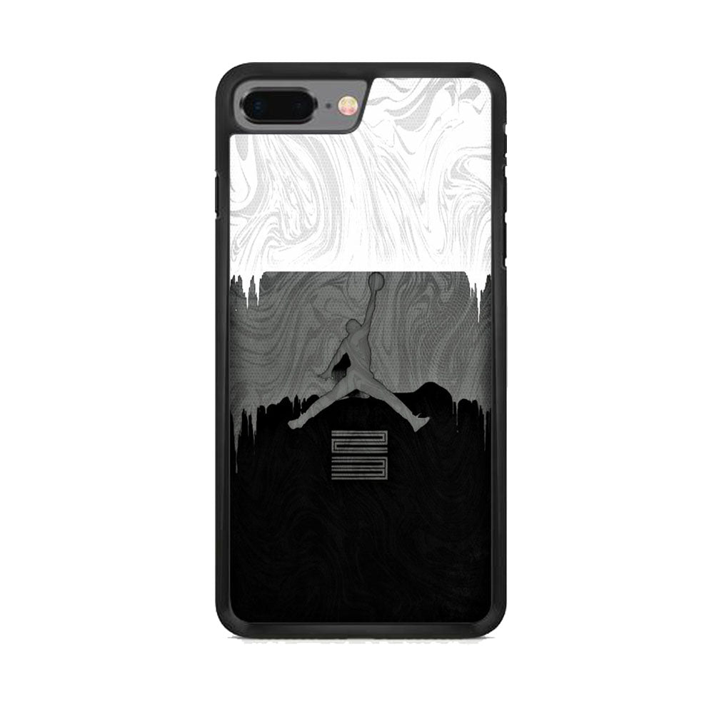 Jordan Art Drip Paint White iPhone 7 Plus Case