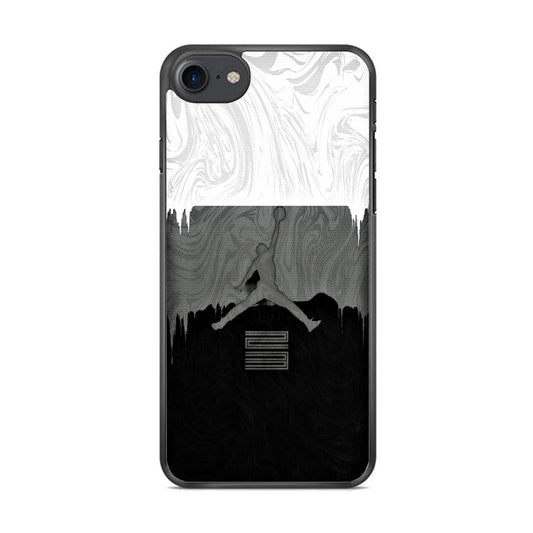 Jordan Art Drip Paint White iPhone 8 Case