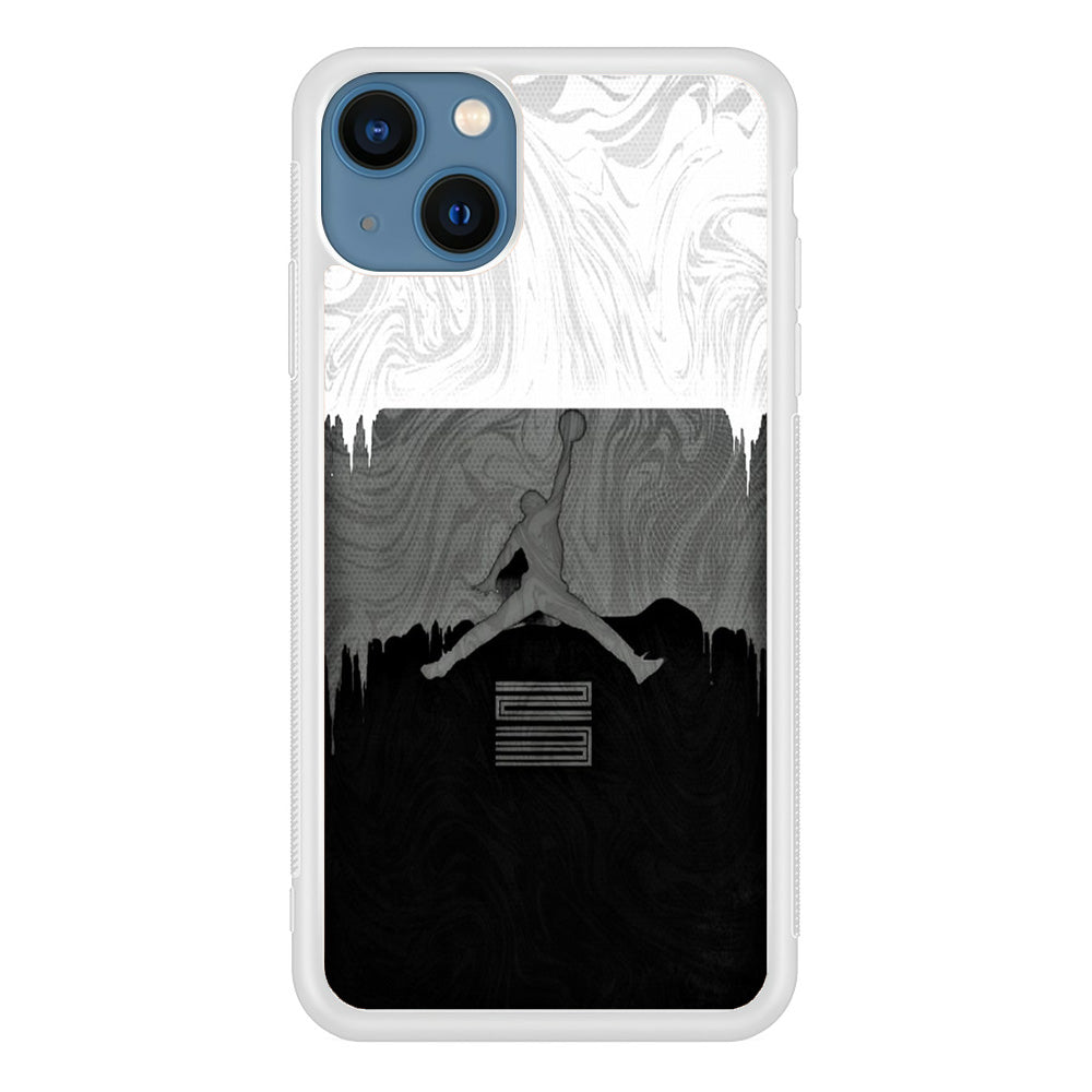 Jordan Art Drip Paint White iPhone 13 Case