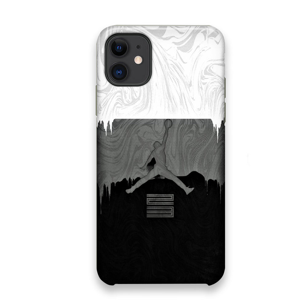 Jordan Art Drip Paint White iPhone 11 Case