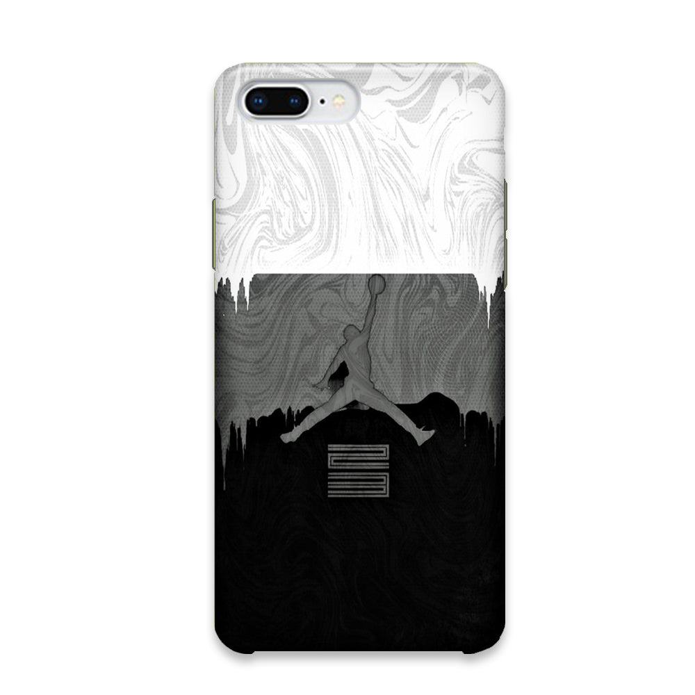 Jordan Art Drip Paint White iPhone 7 Plus Case