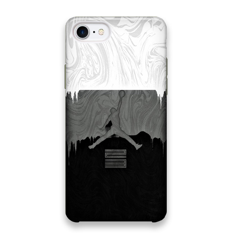 Jordan Art Drip Paint White iPhone 7 Case