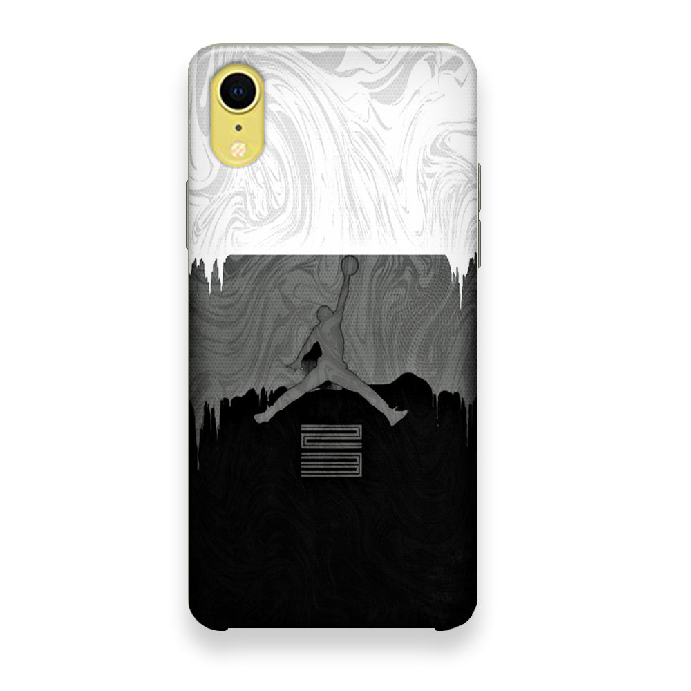 Jordan Art Drip Paint White iPhone XR Case