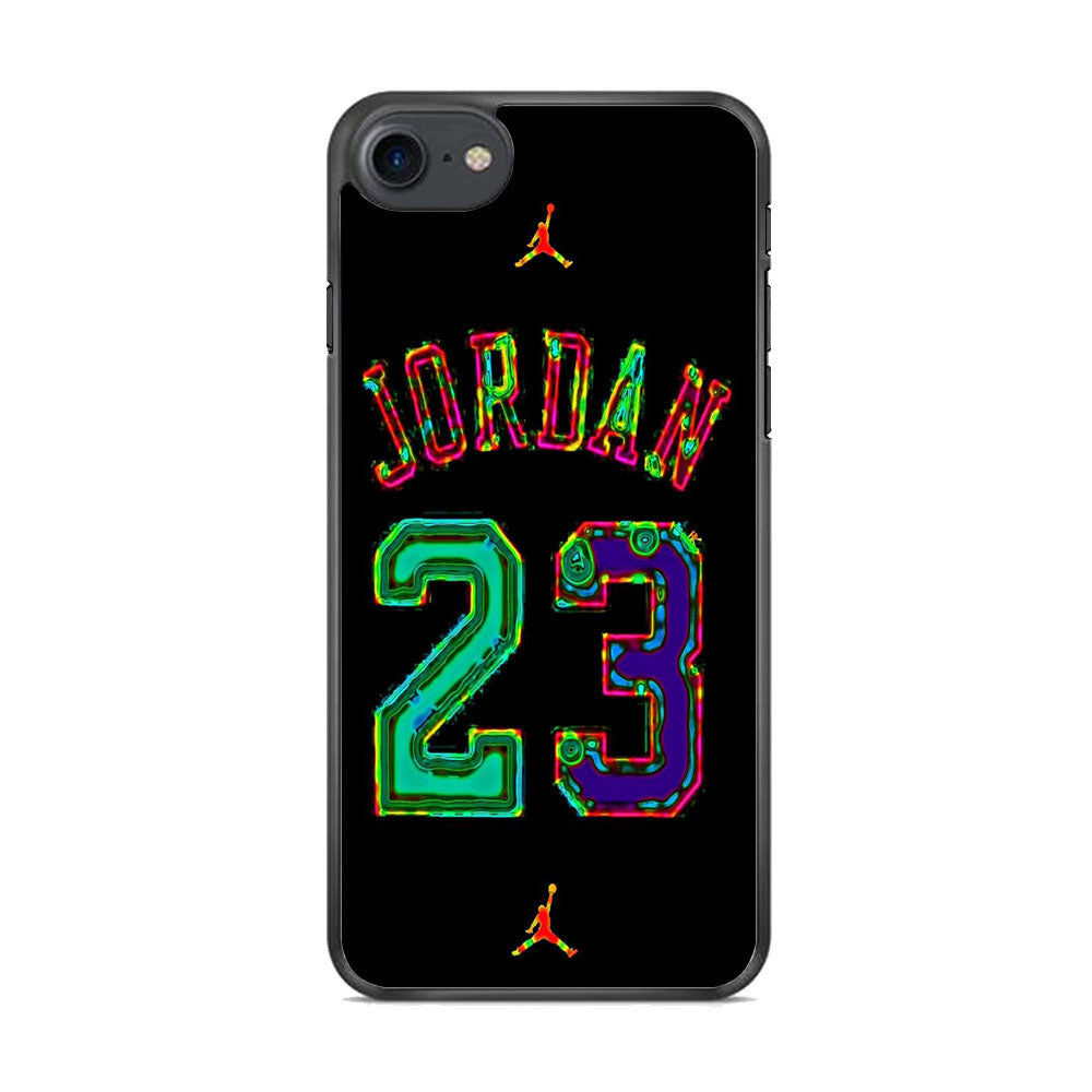 Jordan Black Bubble Neon Colour iPhone 7 Case