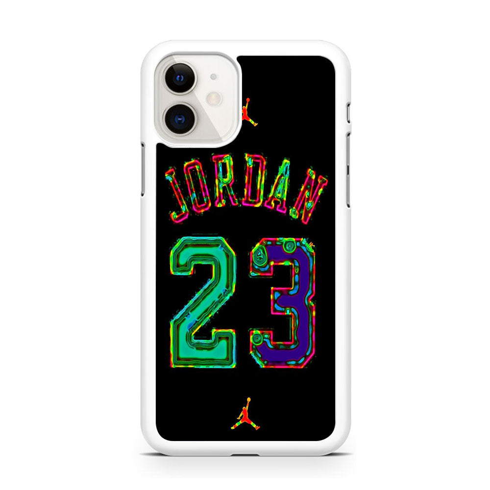 Jordan Black Bubble Neon Colour iPhone 11 Case