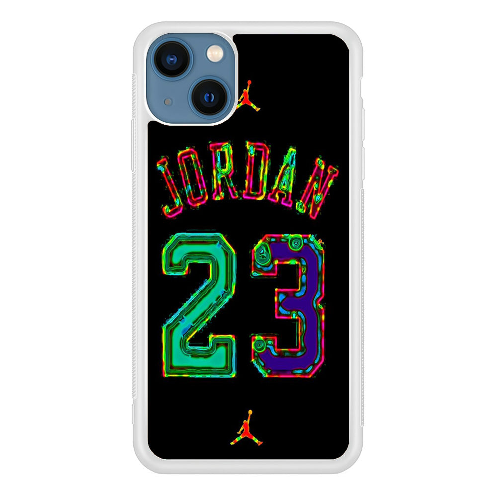 Jordan Black Bubble Neon Colour iPhone 13 Case