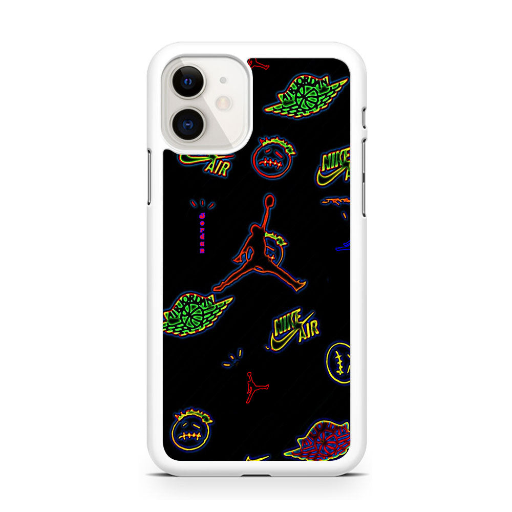 Jordan Black Wall Sticker iPhone 11 Case