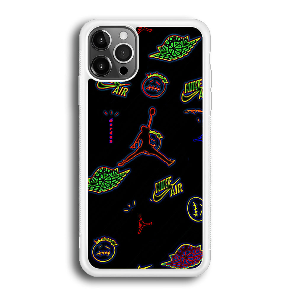 Jordan Black Wall Sticker iPhone 12 Pro Max Case