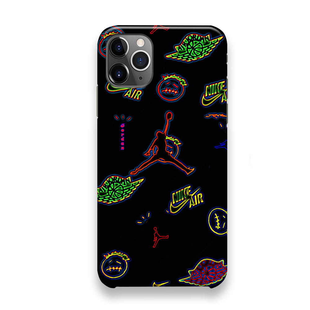 Jordan Black Wall Sticker iPhone 12 Pro Max Case