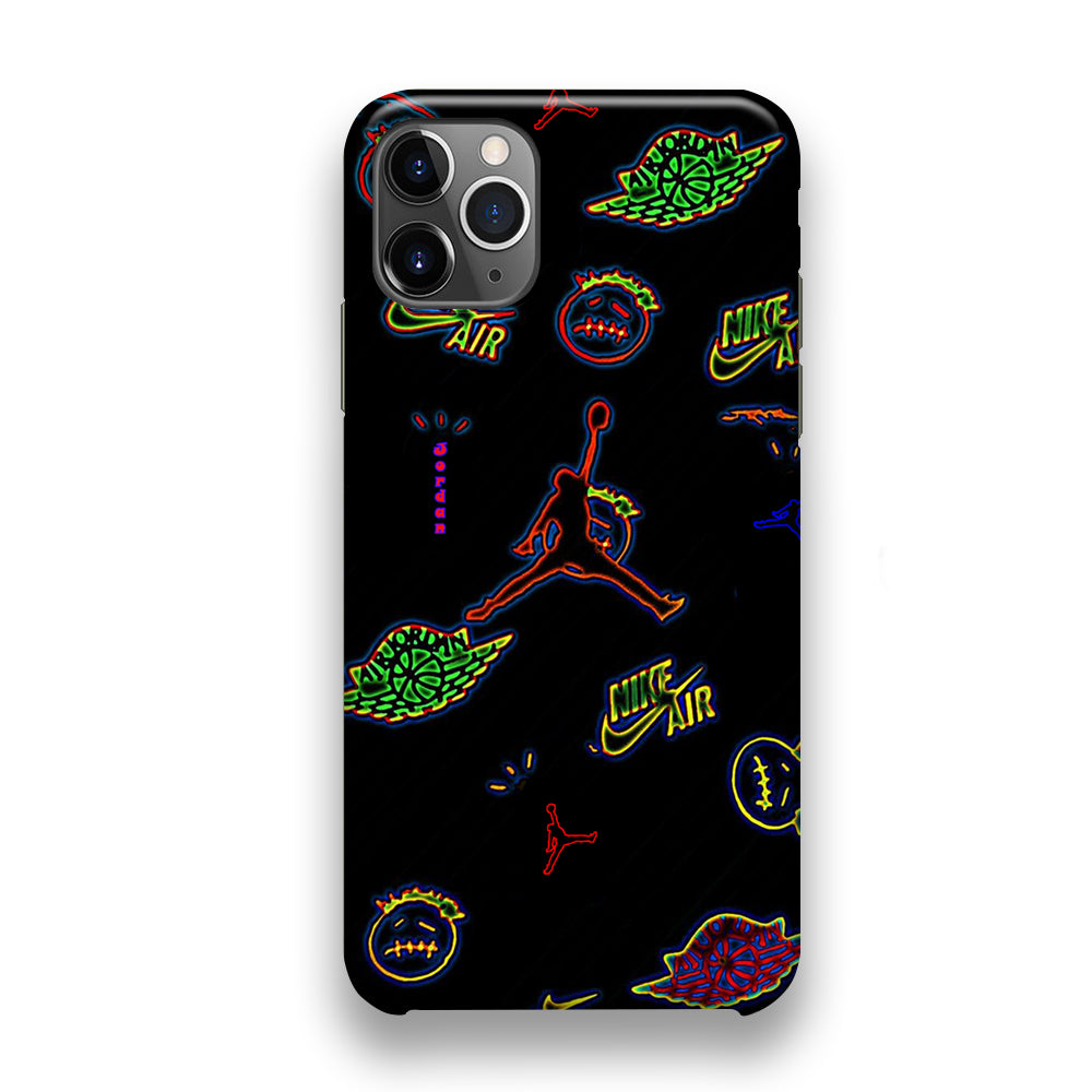 Jordan Black Wall Sticker iPhone 11 Pro Case