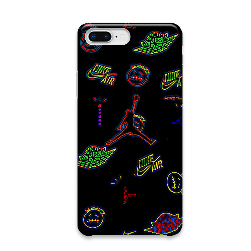 Jordan Black Wall Sticker iPhone 7 Plus Case