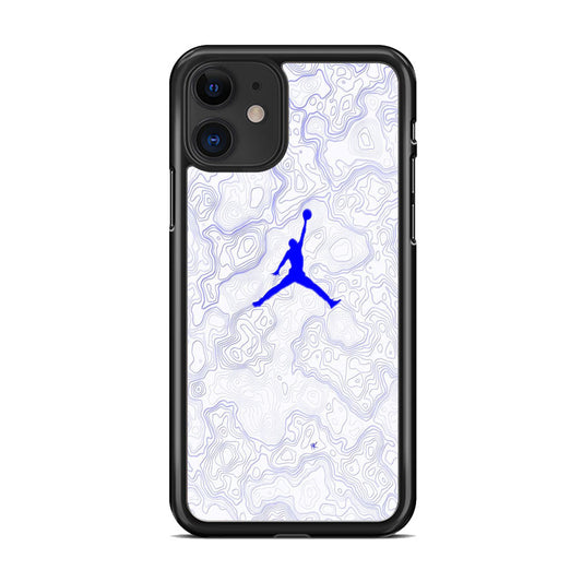 Jordan Blue Marble Motif iPhone 11 Case