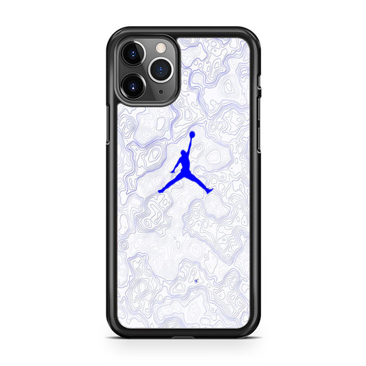 Jordan Blue Marble Motif iPhone 11 Pro Case