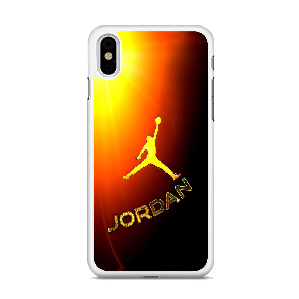 Jordan Logo To The Sun iPhone X Case