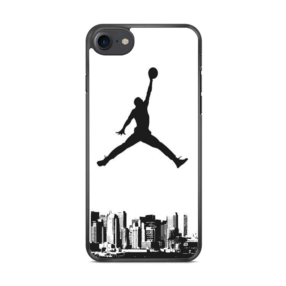 Jordan Logo White City iPhone 7 Case