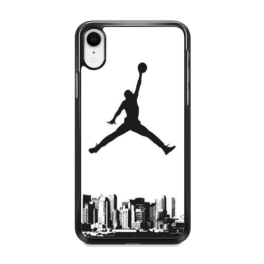 Jordan Logo White City iPhone XR Case