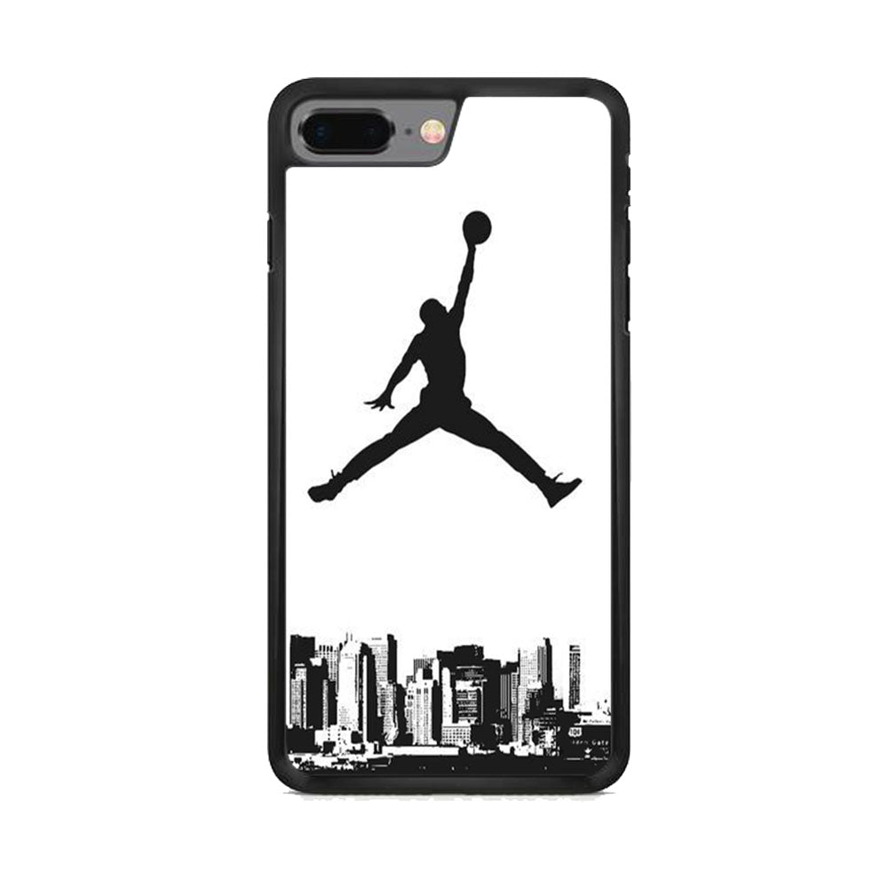 Jordan Logo White City iPhone 7 Plus Case