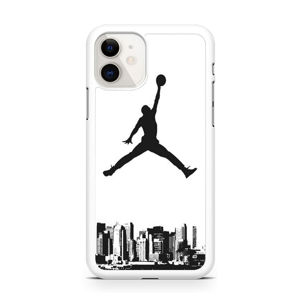 Jordan Logo White City iPhone 11 Case