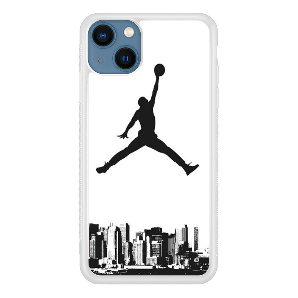 Jordan Logo White City iPhone 13 Case