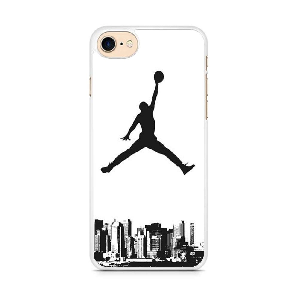 Jordan Logo White City iPhone 7 Case