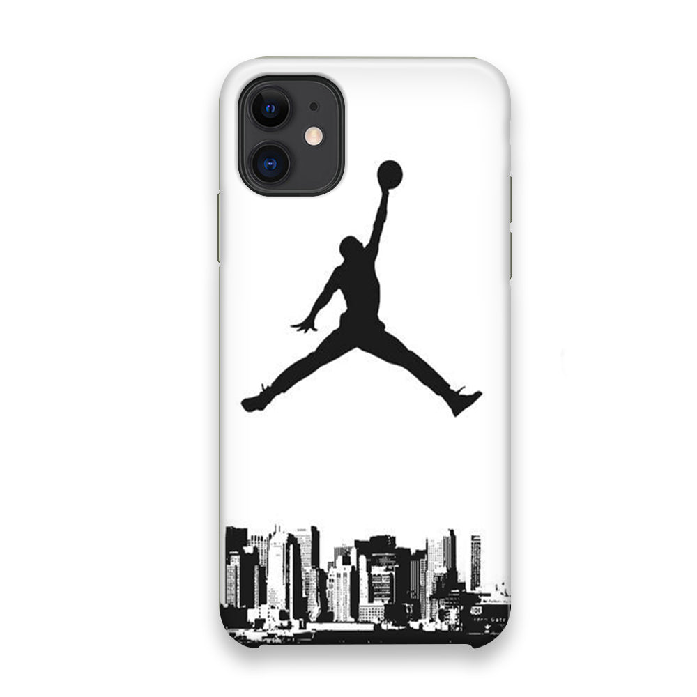 Jordan Logo White City iPhone 11 Case