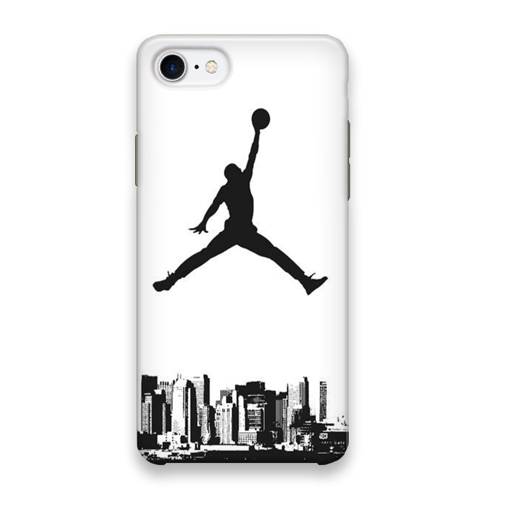 Jordan Logo White City iPhone 7 Case