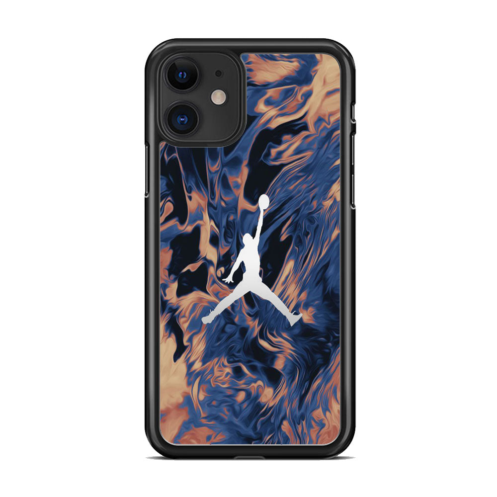 Jordan Marble White Logo iPhone 11 Case